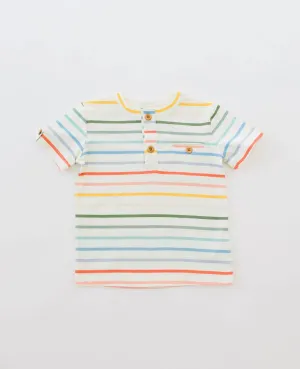 Alex Tee in Primary Stripe