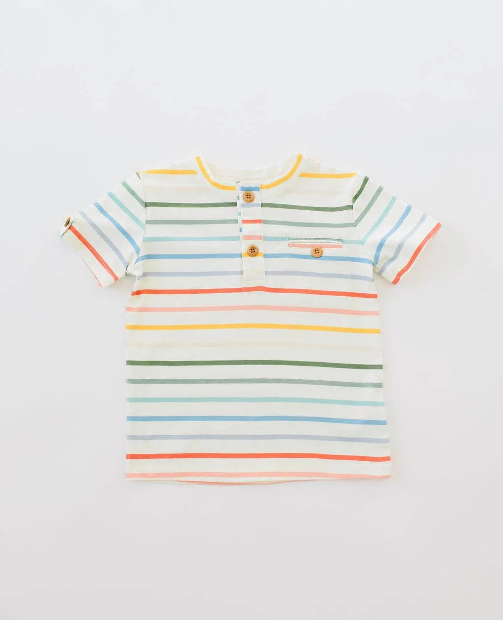 Alex Tee in Primary Stripe