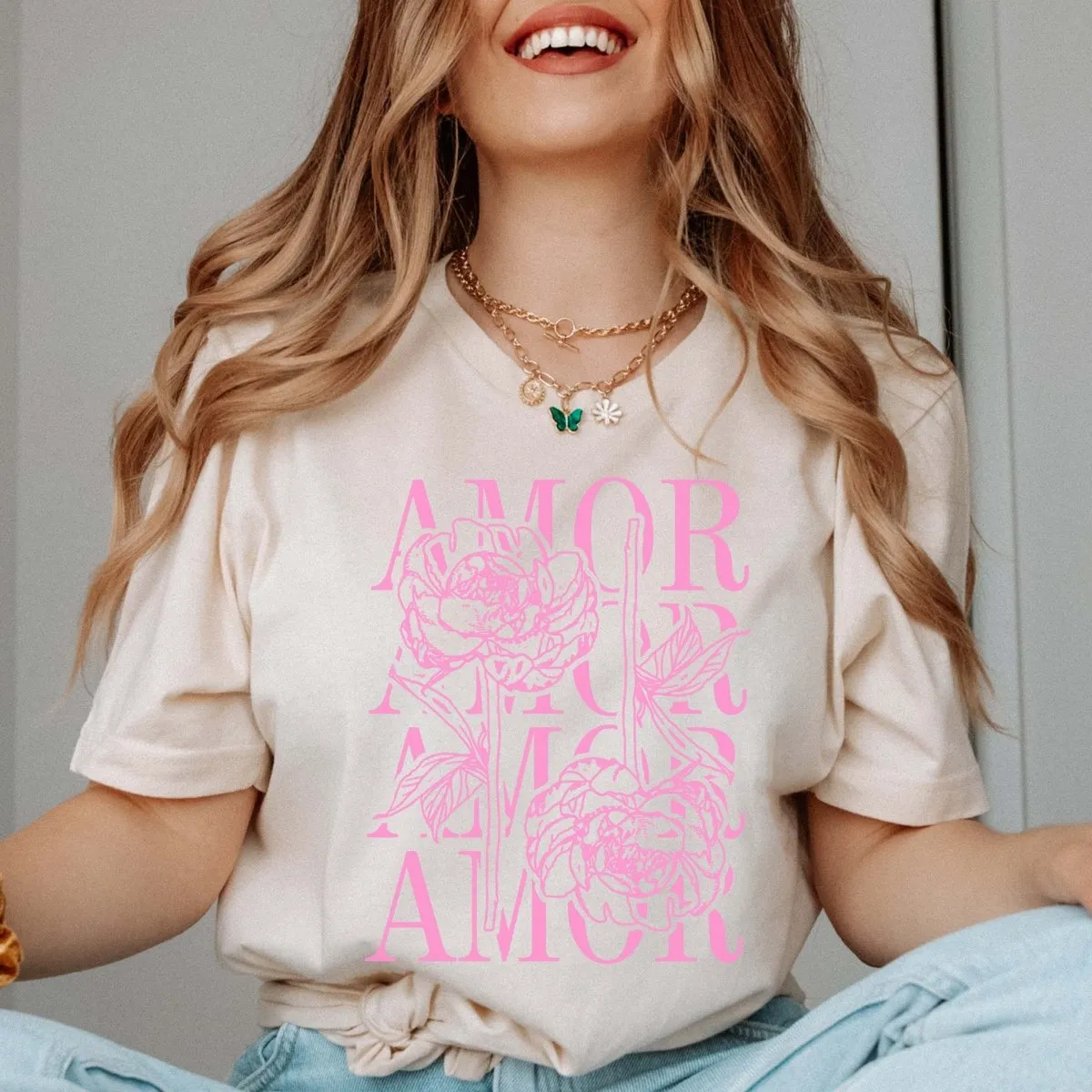 Amor Rose Tee