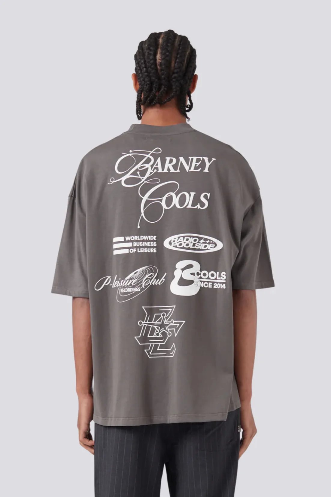 BARNEY COOLS RADIO TEE - WASHED BLACK