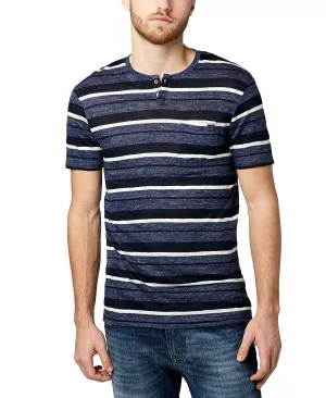 Buffalo David Bitton MEN Striped Kaleef Henley T-shirt