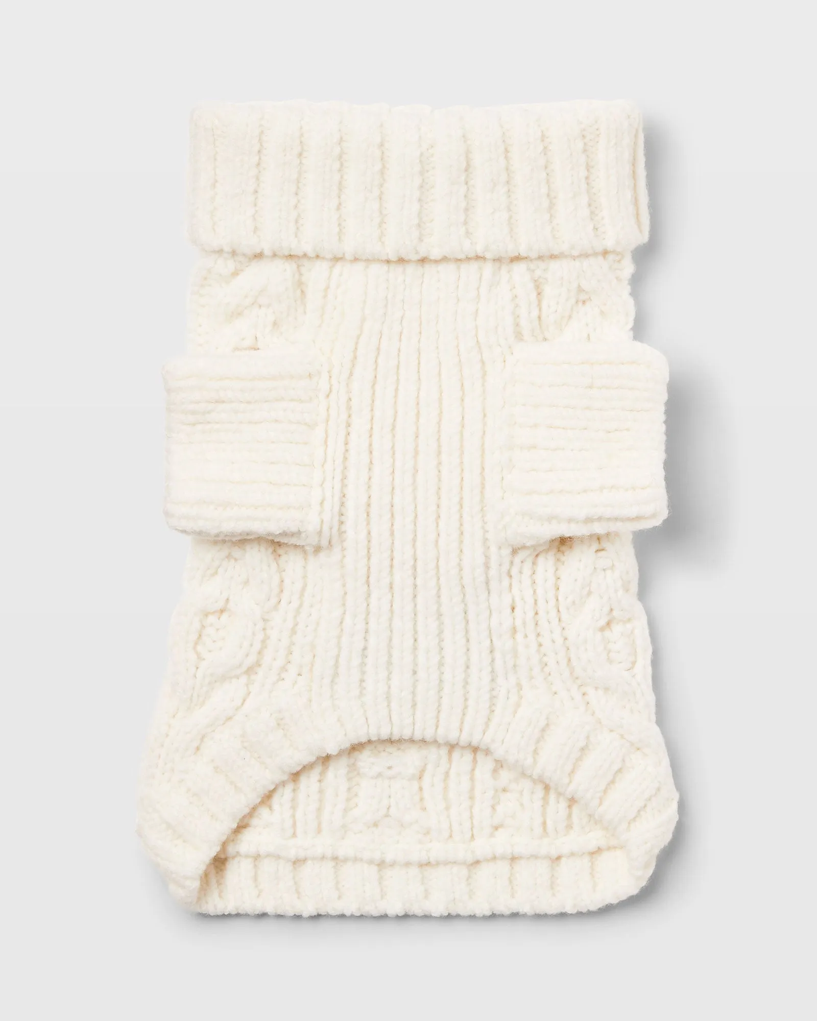 Cable Knit Dog Sweater