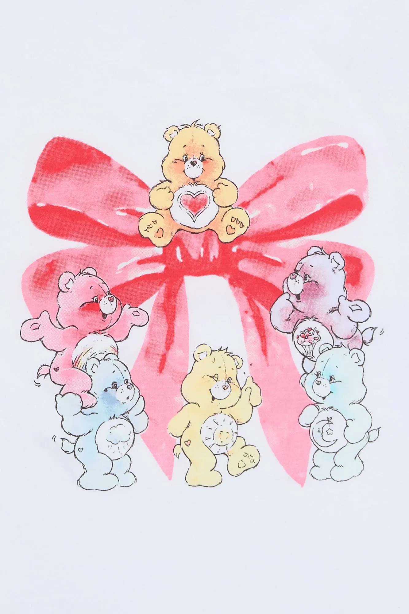 Care Bears Bow Graphic Baby Tee
