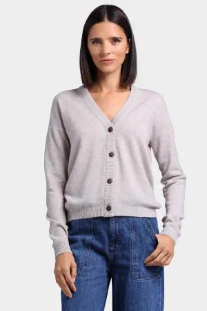 Cashmere 12GG V Neck Cardigan