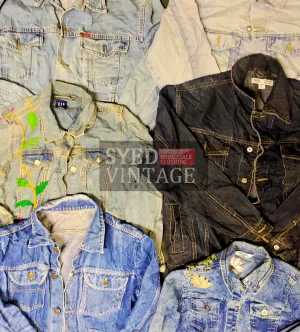 Casual Denim Jackets Men and Women Mix