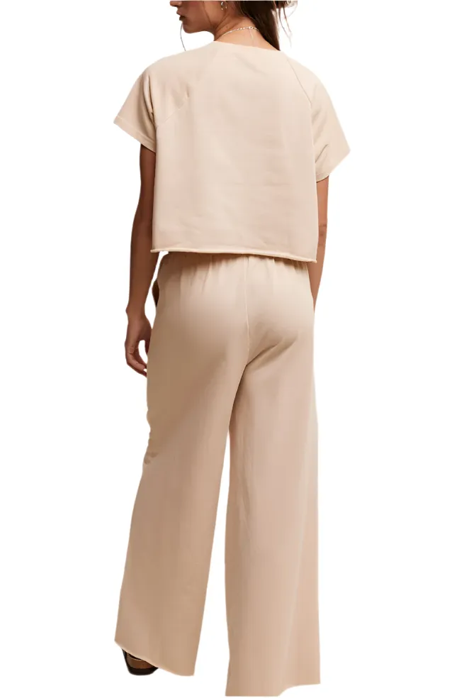 Chill Mode Wide Leg Pants Set