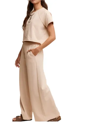 Chill Mode Wide Leg Pants Set