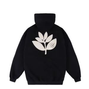 CORD PLANT HOODIE - BLACK