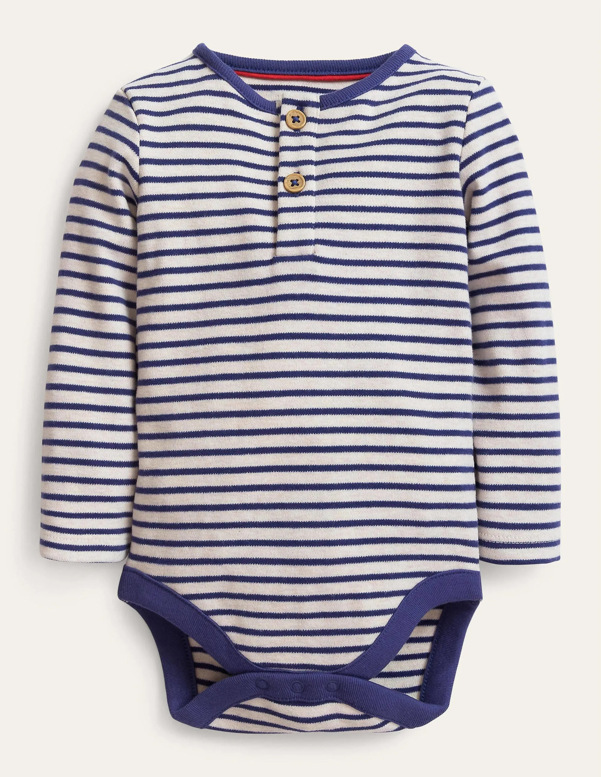 Cosy Henley Body-Oatmeal/Starboard