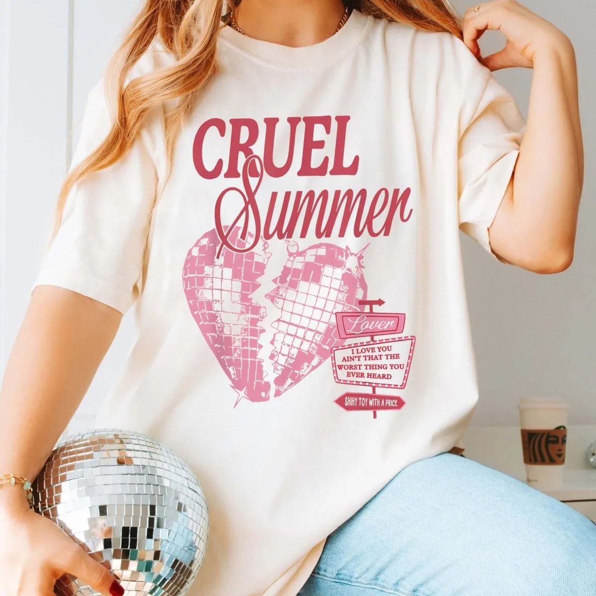 Cruel Summer Broken Heart Comfort Color Tee