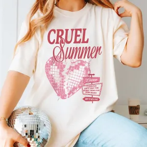 Cruel Summer Broken Heart Comfort Color Tee