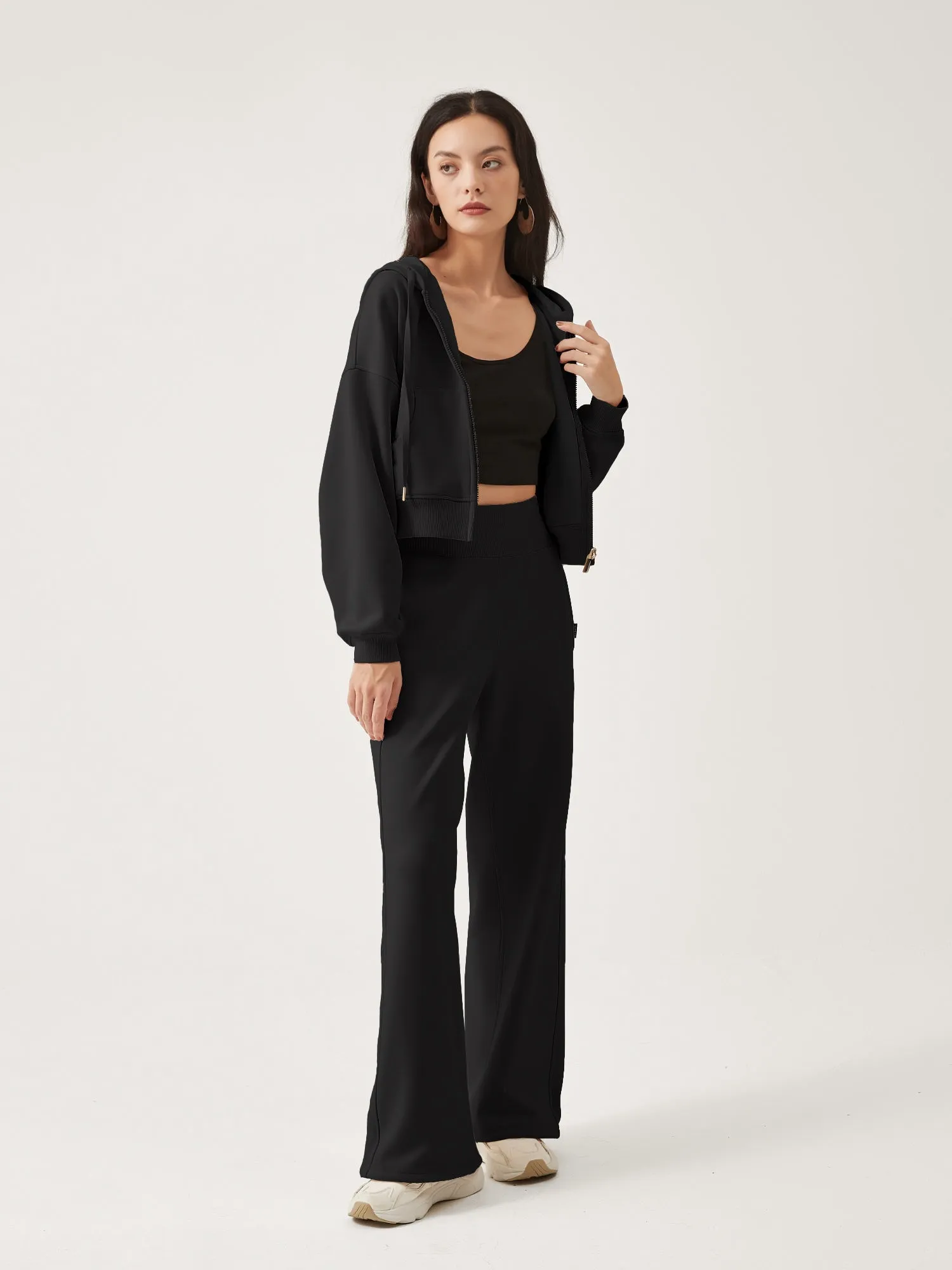 Cubby Zip Up Hoodie - Cropped & Reversible