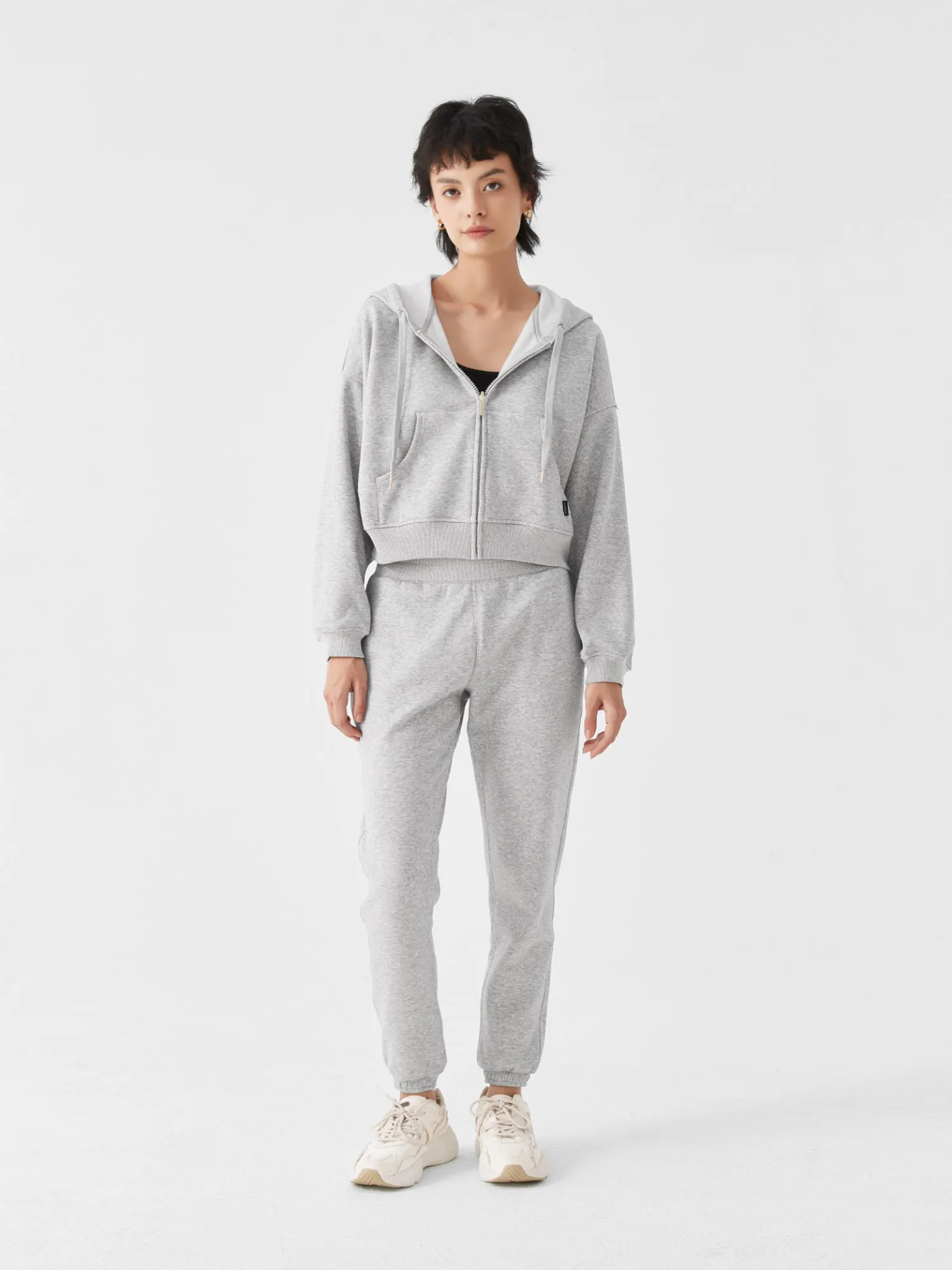 Cubby Zip Up Hoodie - Cropped & Reversible