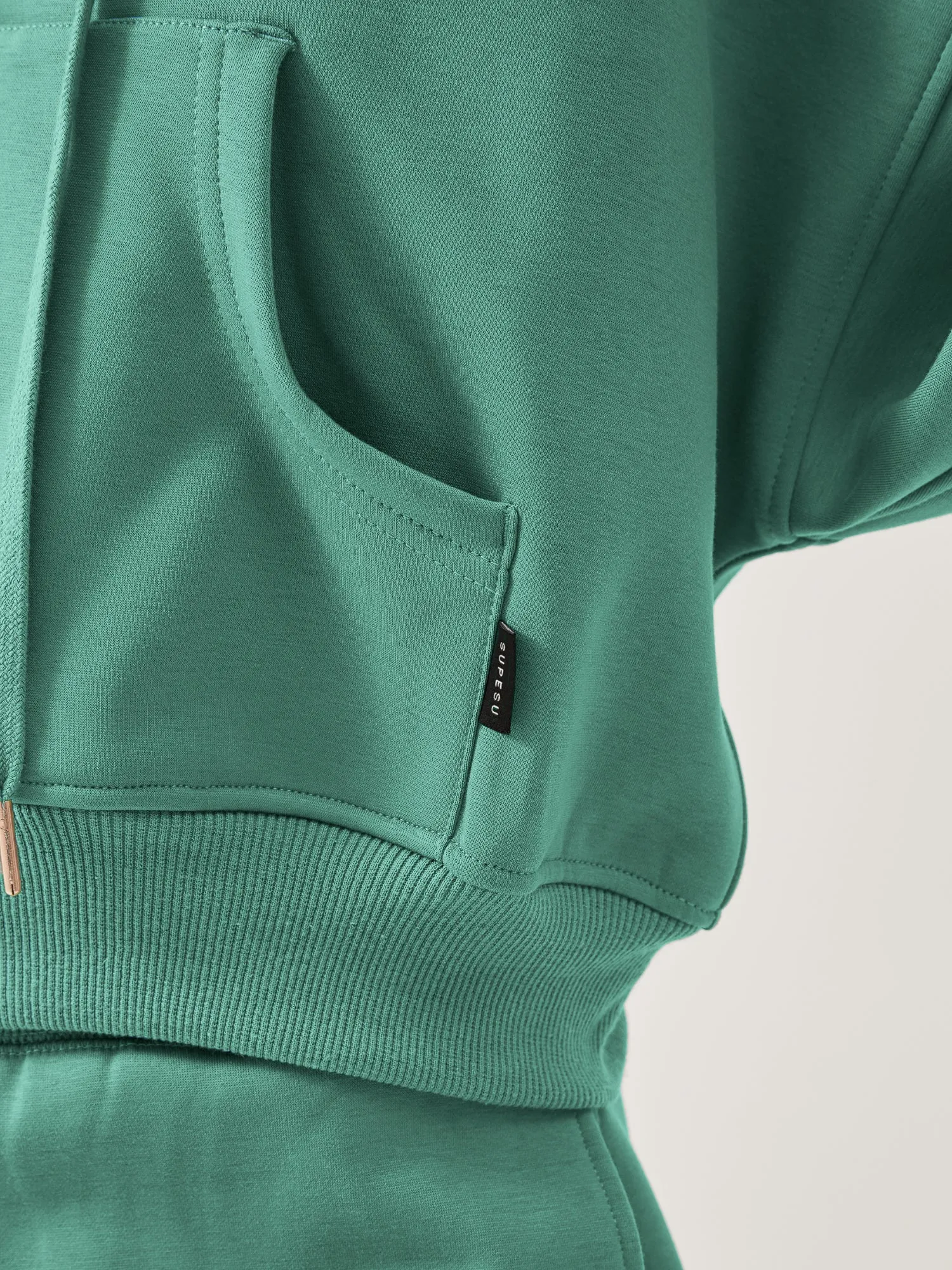 Cubby Zip Up Hoodie - Cropped & Reversible