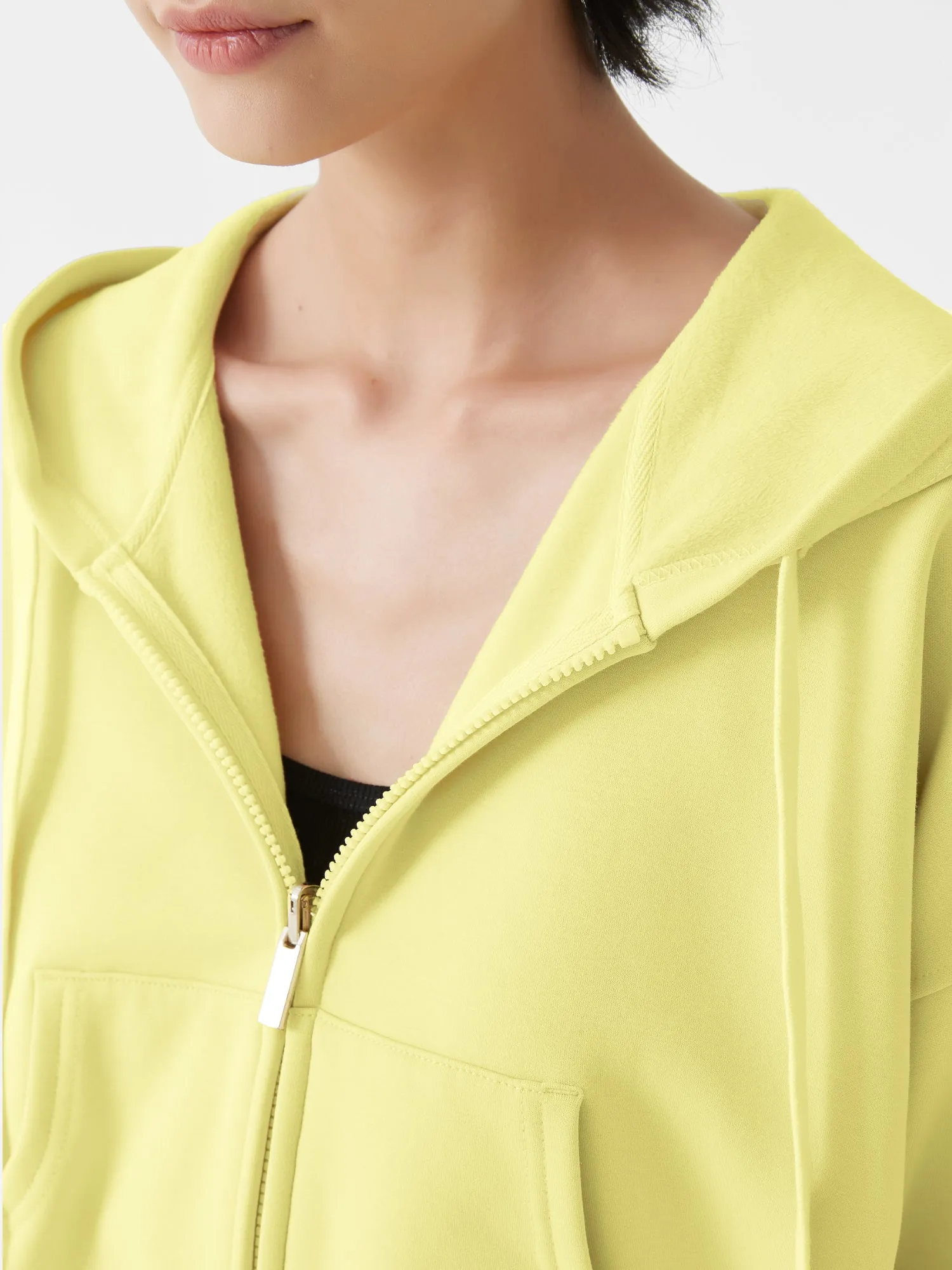 Cubby Zip Up Hoodie - Cropped & Reversible