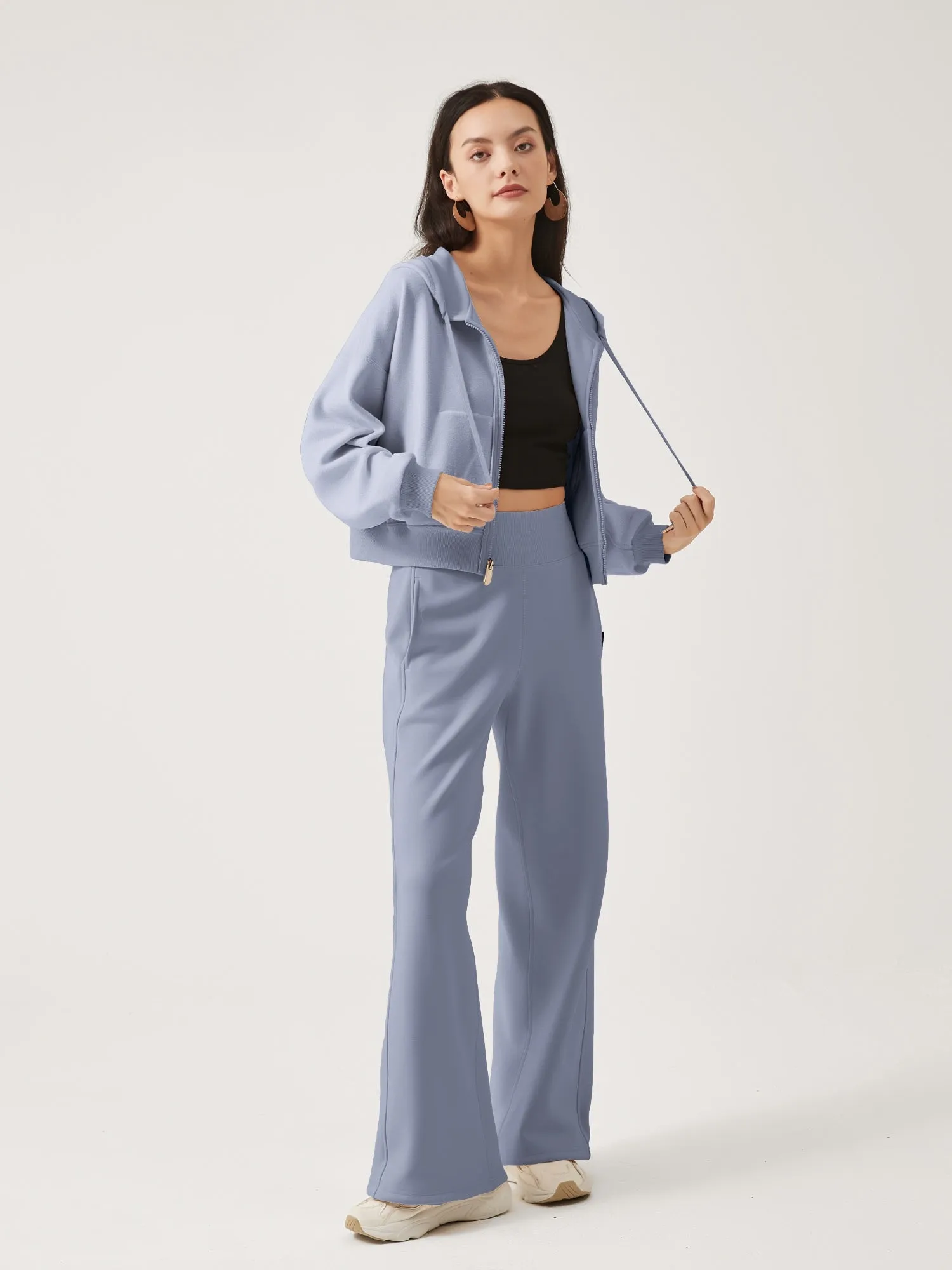 Cubby Zip Up Hoodie - Cropped & Reversible