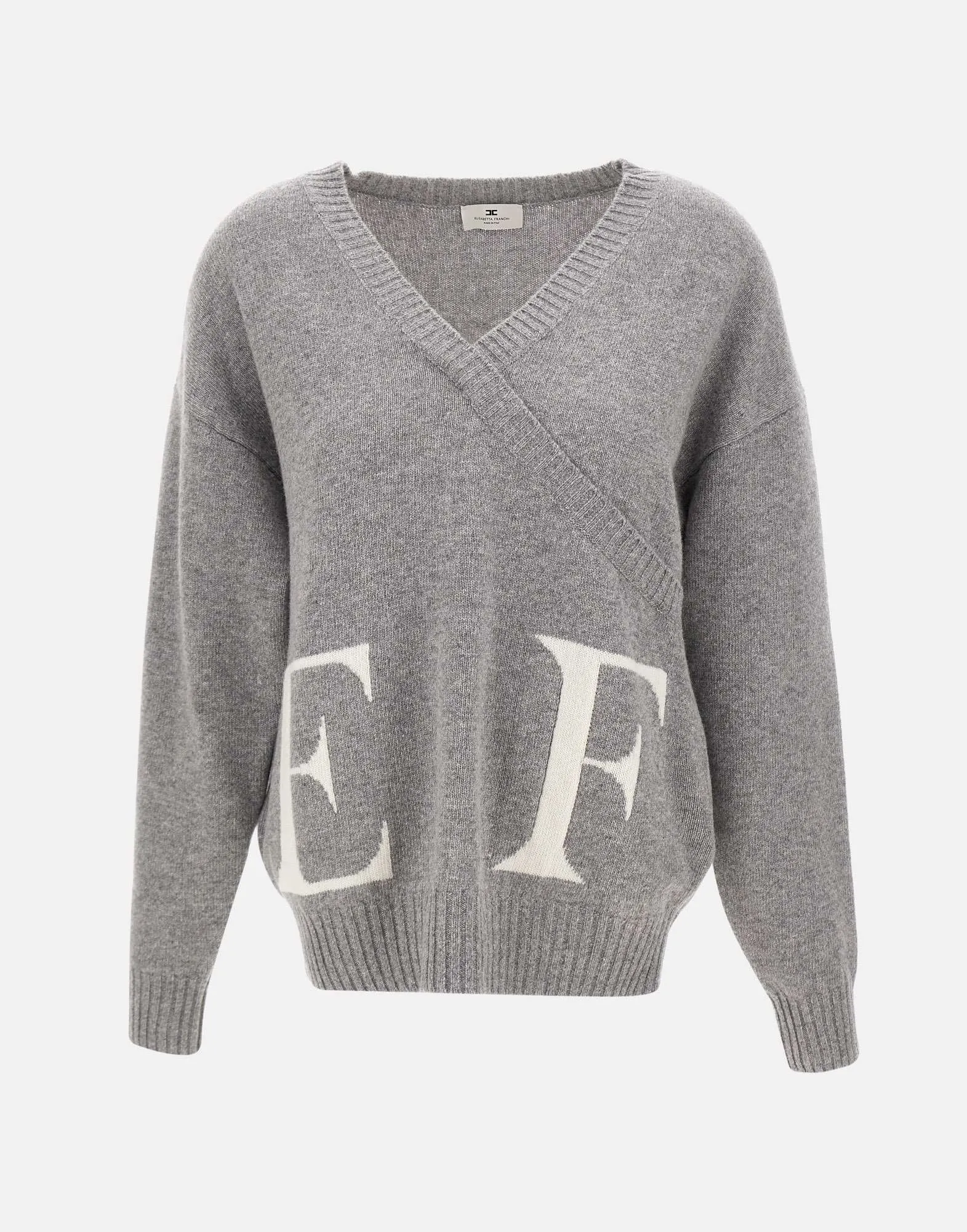 Daily Wool Blend Sweater in Mèlange Grey