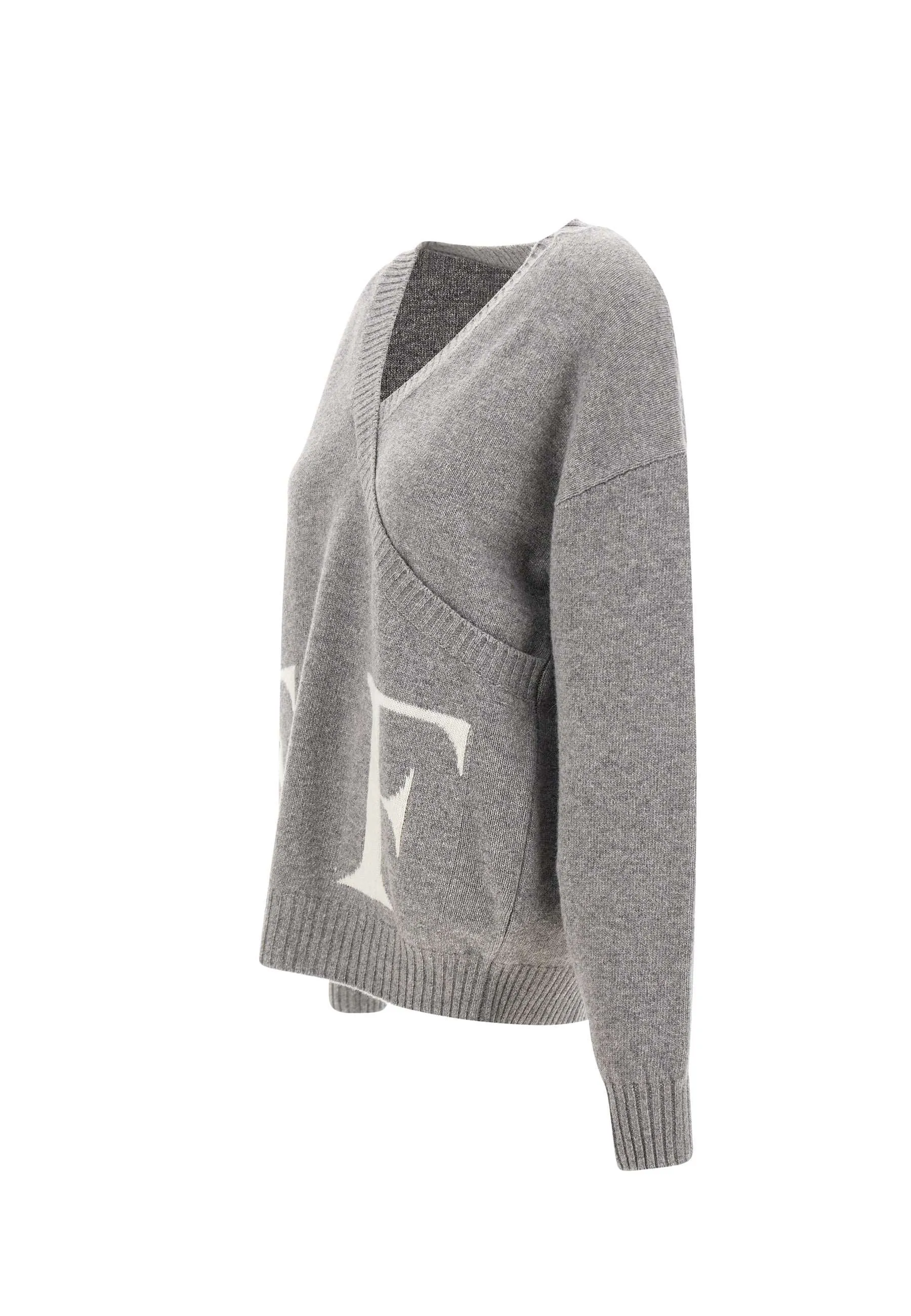 Daily Wool Blend Sweater in Mèlange Grey