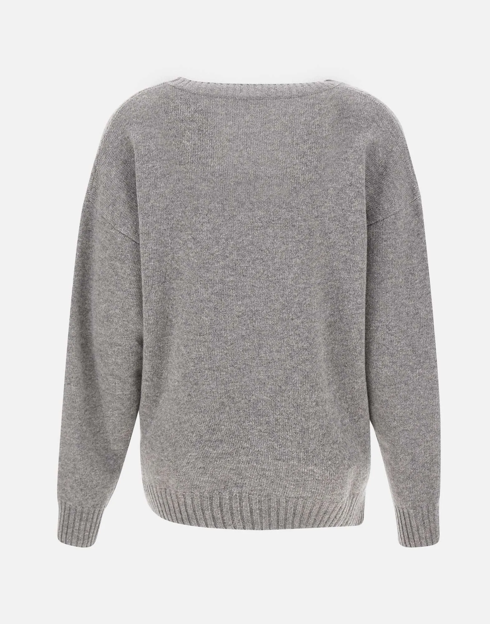 Daily Wool Blend Sweater in Mèlange Grey