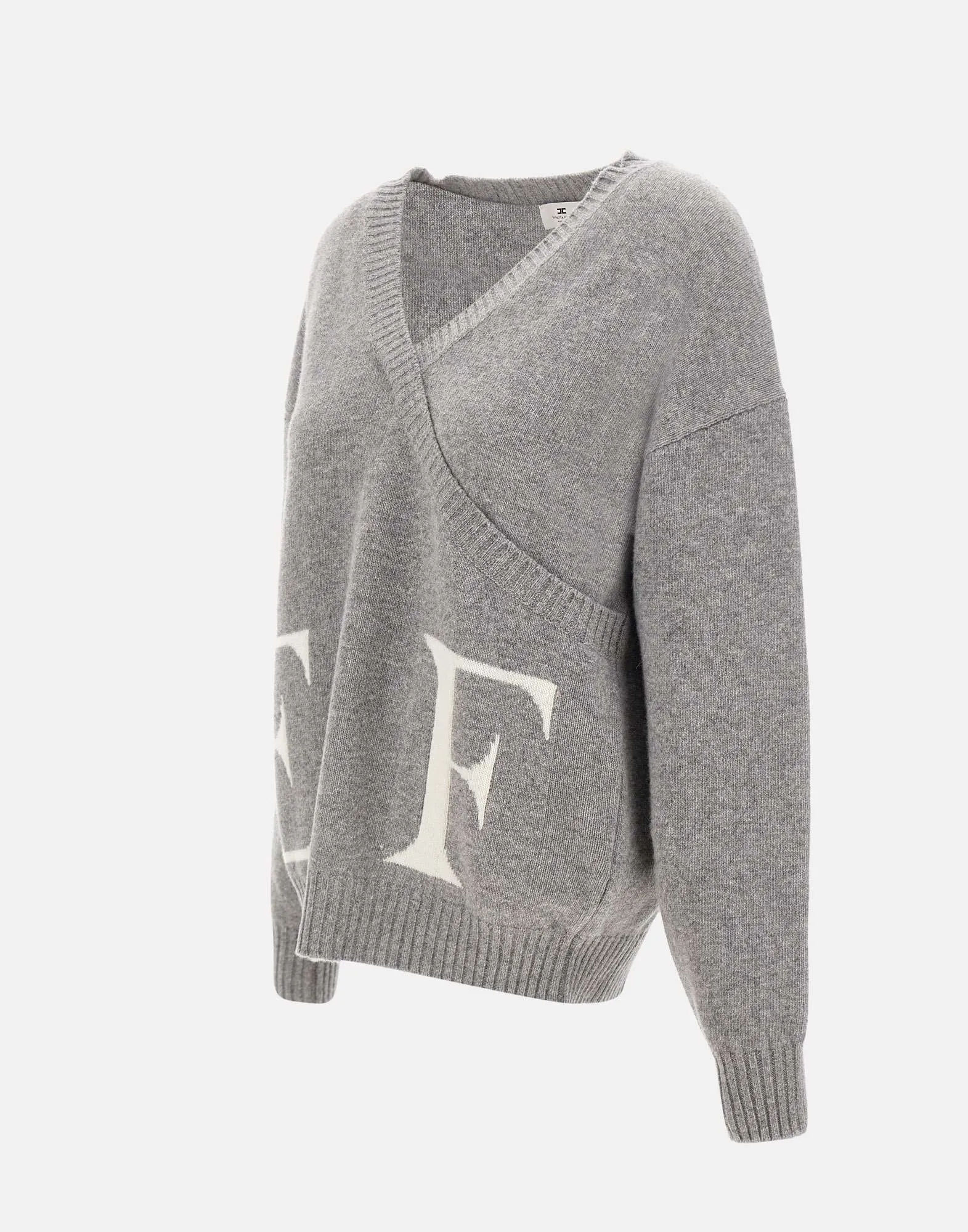 Daily Wool Blend Sweater in Mèlange Grey