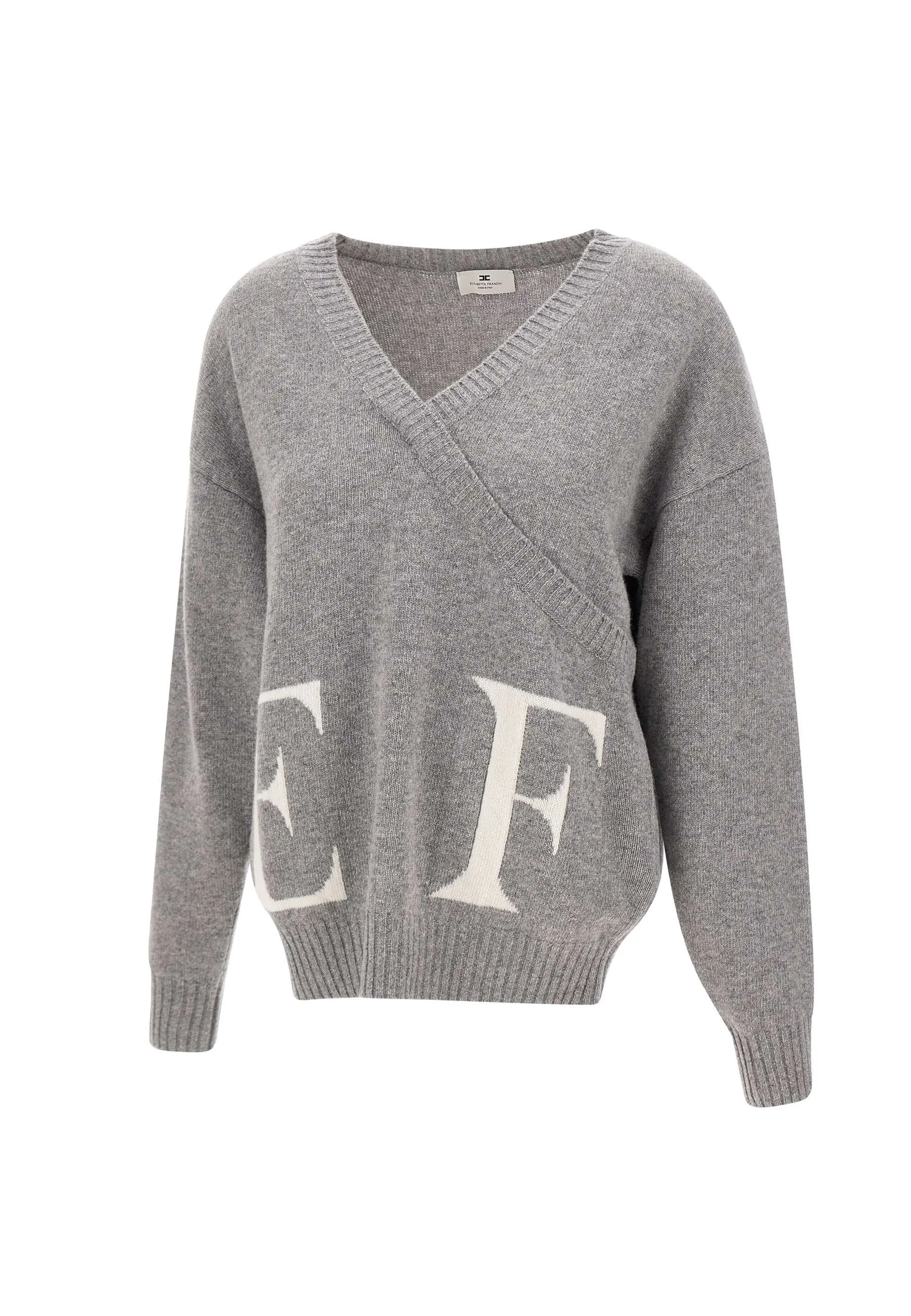 Daily Wool Blend Sweater in Mèlange Grey