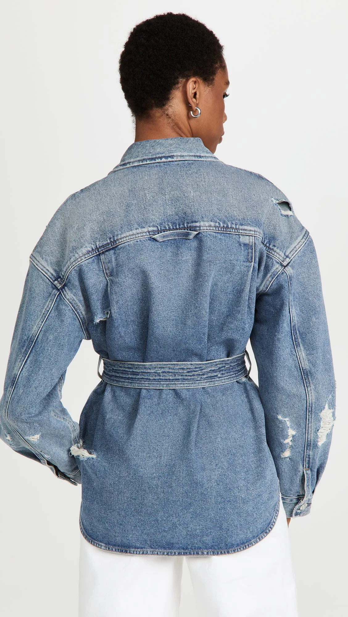 Dolly Tie-Waist Denim Jacket
