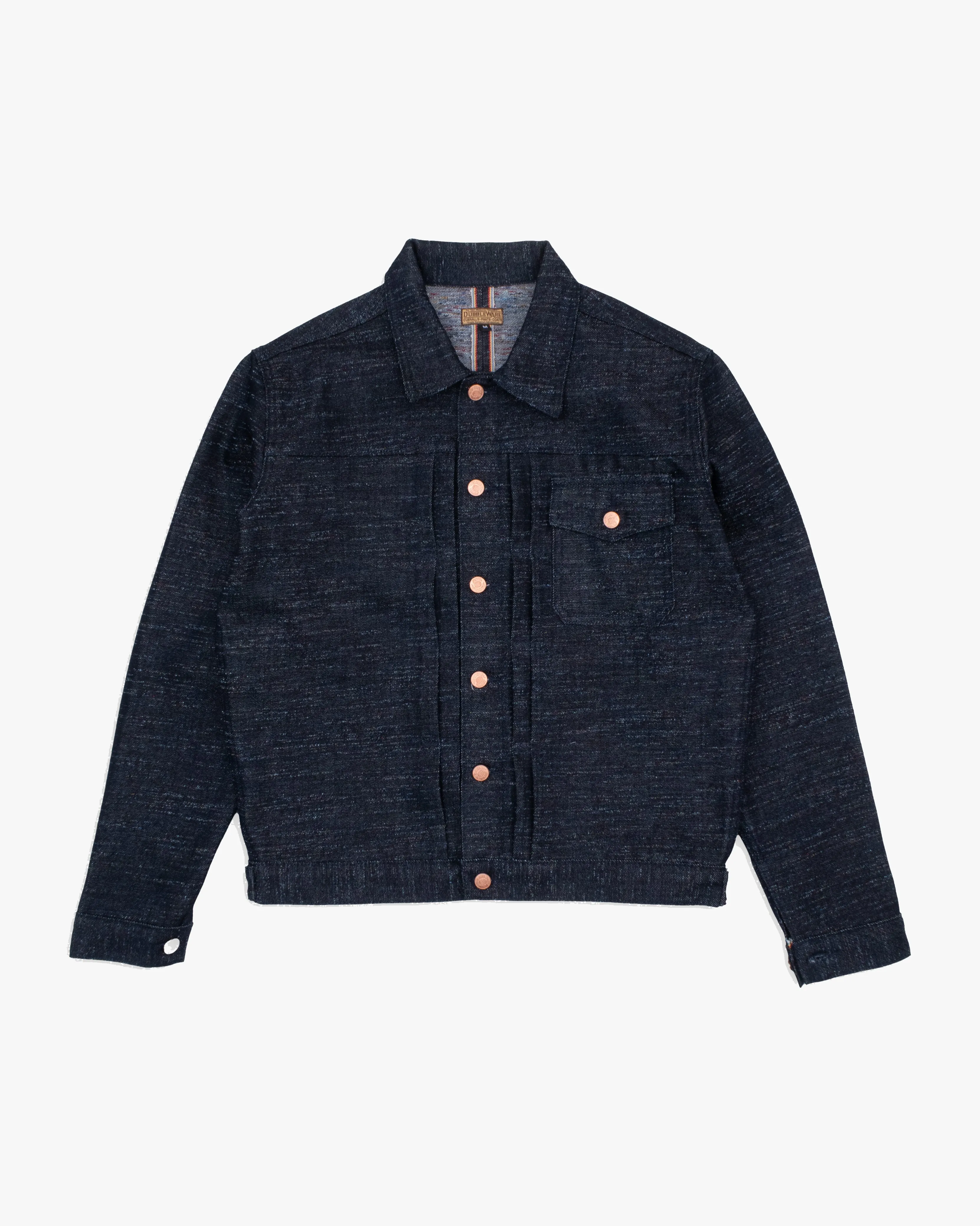 Dubbleware Nimes Rainbow Selvedge Type I Denim Jacket - Raw Indigo