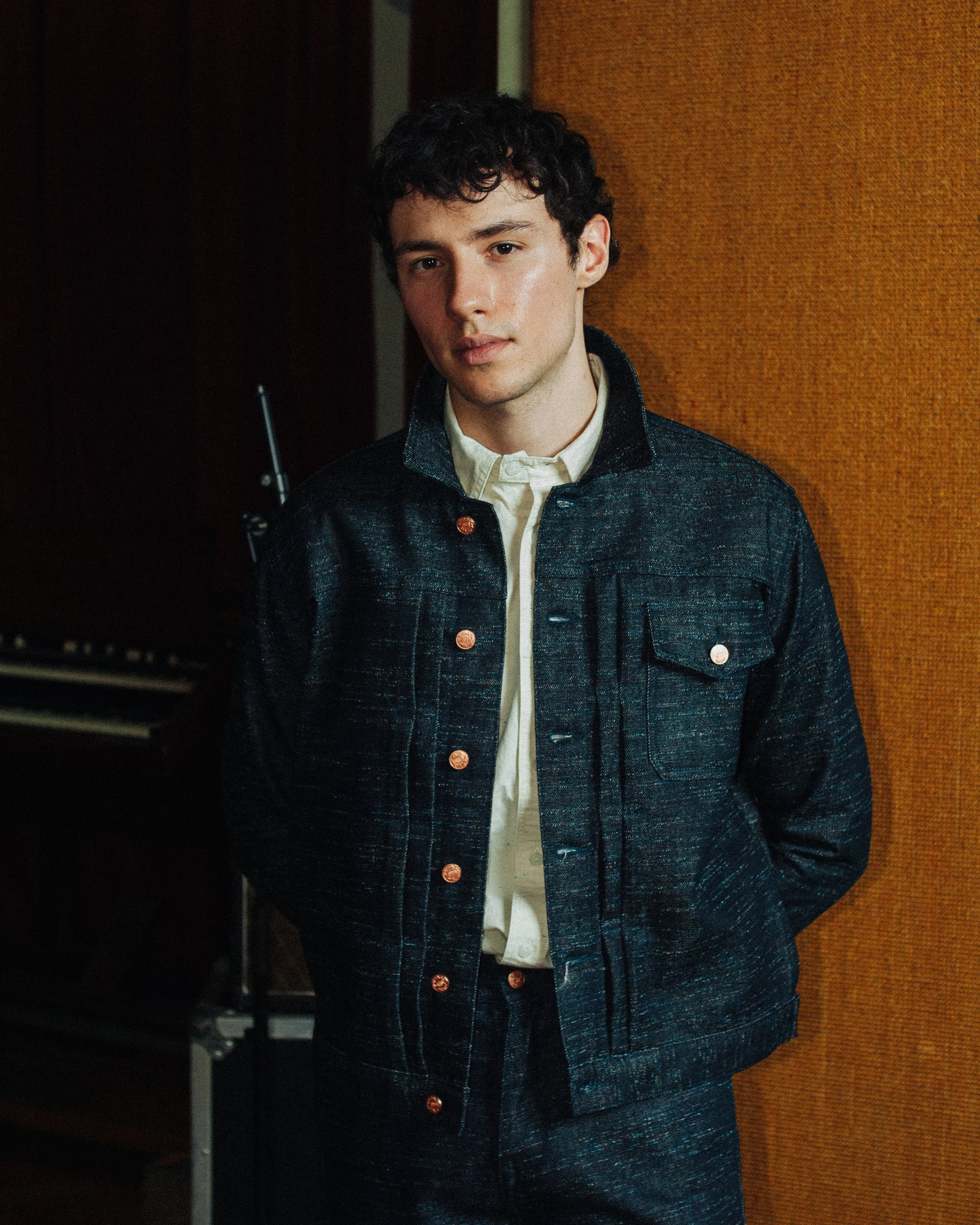 Dubbleware Nimes Rainbow Selvedge Type I Denim Jacket - Raw Indigo