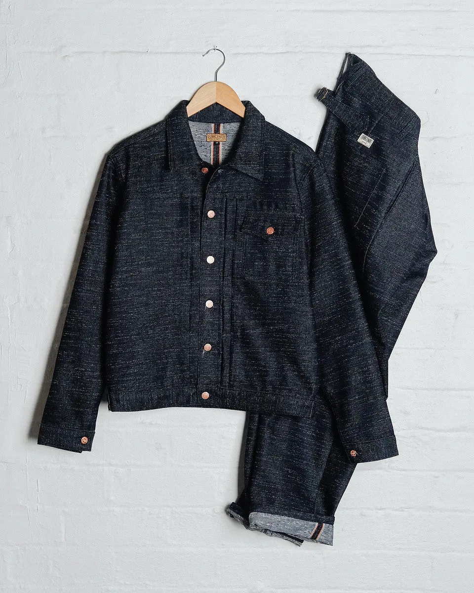 Dubbleware Nimes Rainbow Selvedge Type I Denim Jacket - Raw Indigo