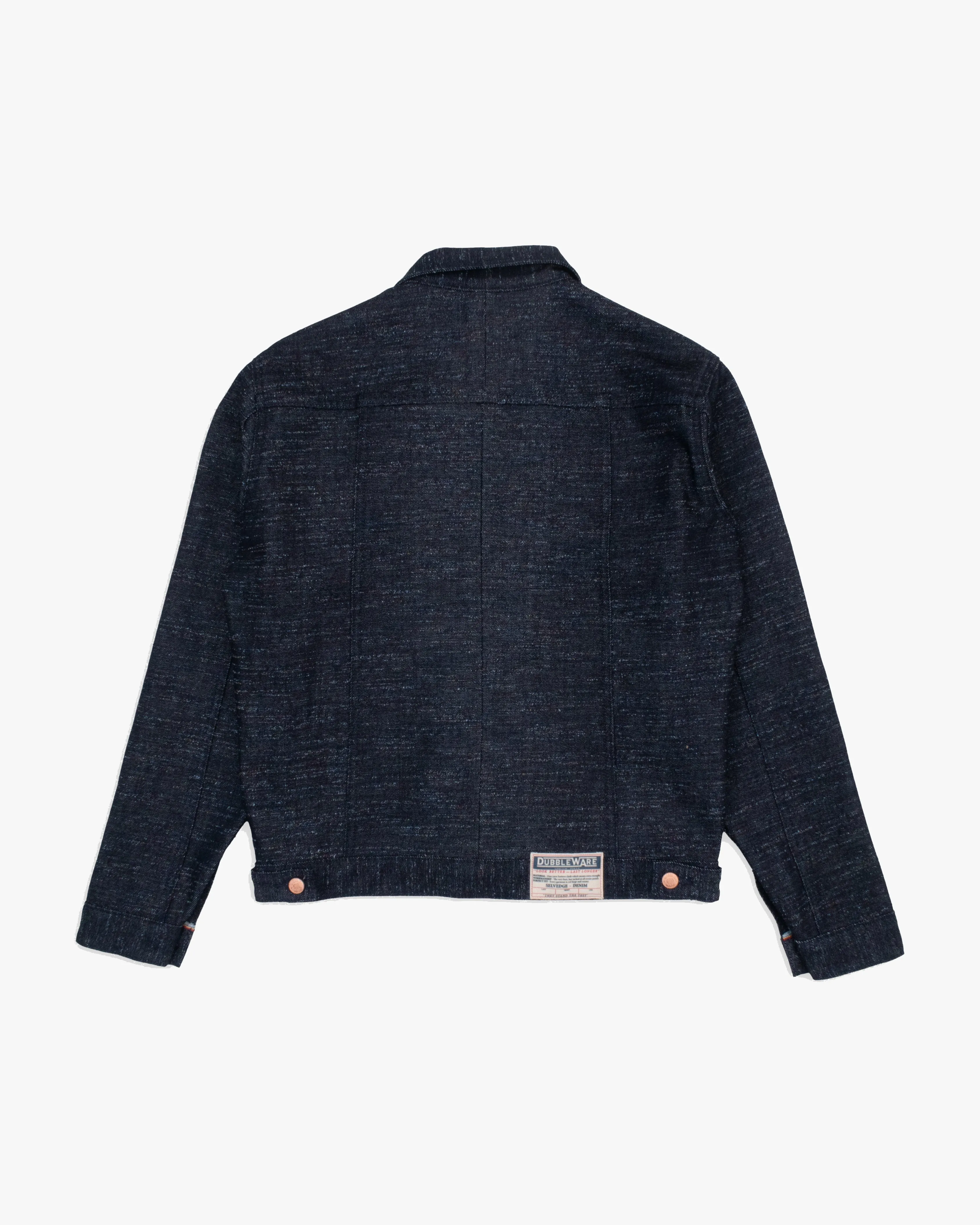 Dubbleware Nimes Rainbow Selvedge Type I Denim Jacket - Raw Indigo