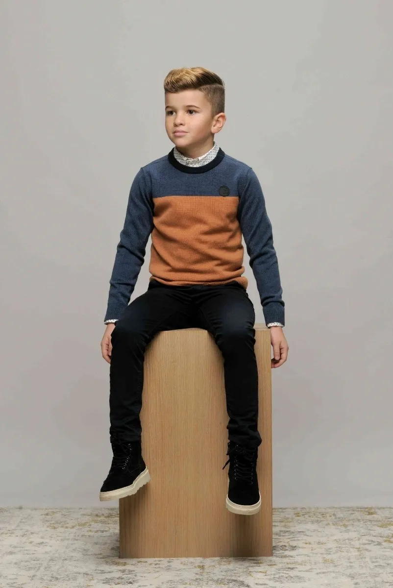 DYLAN Garçon twill trousers