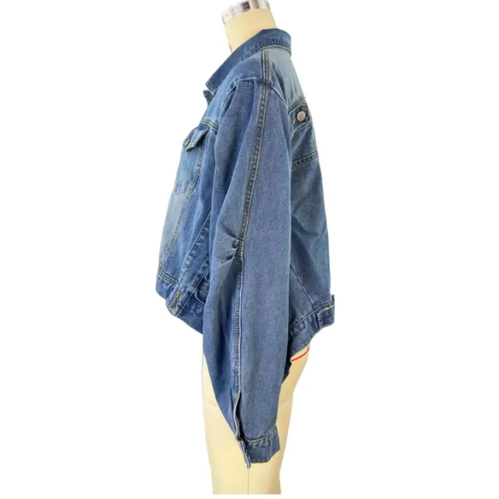 EbonyMonique Blue Vintage Denim Jacket