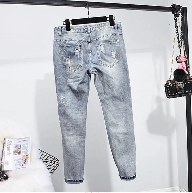 EM Fashion Denim Pants Sets