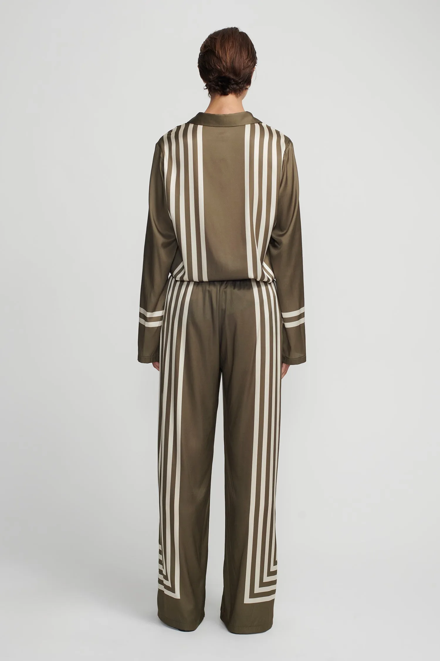 Empress Pant Moss Stripe