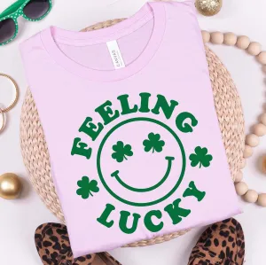 Feeling Lucky Happy Shamrock Tee