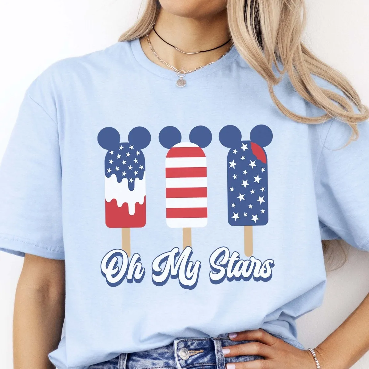 Fourth of July Popsicles Graphic Tee