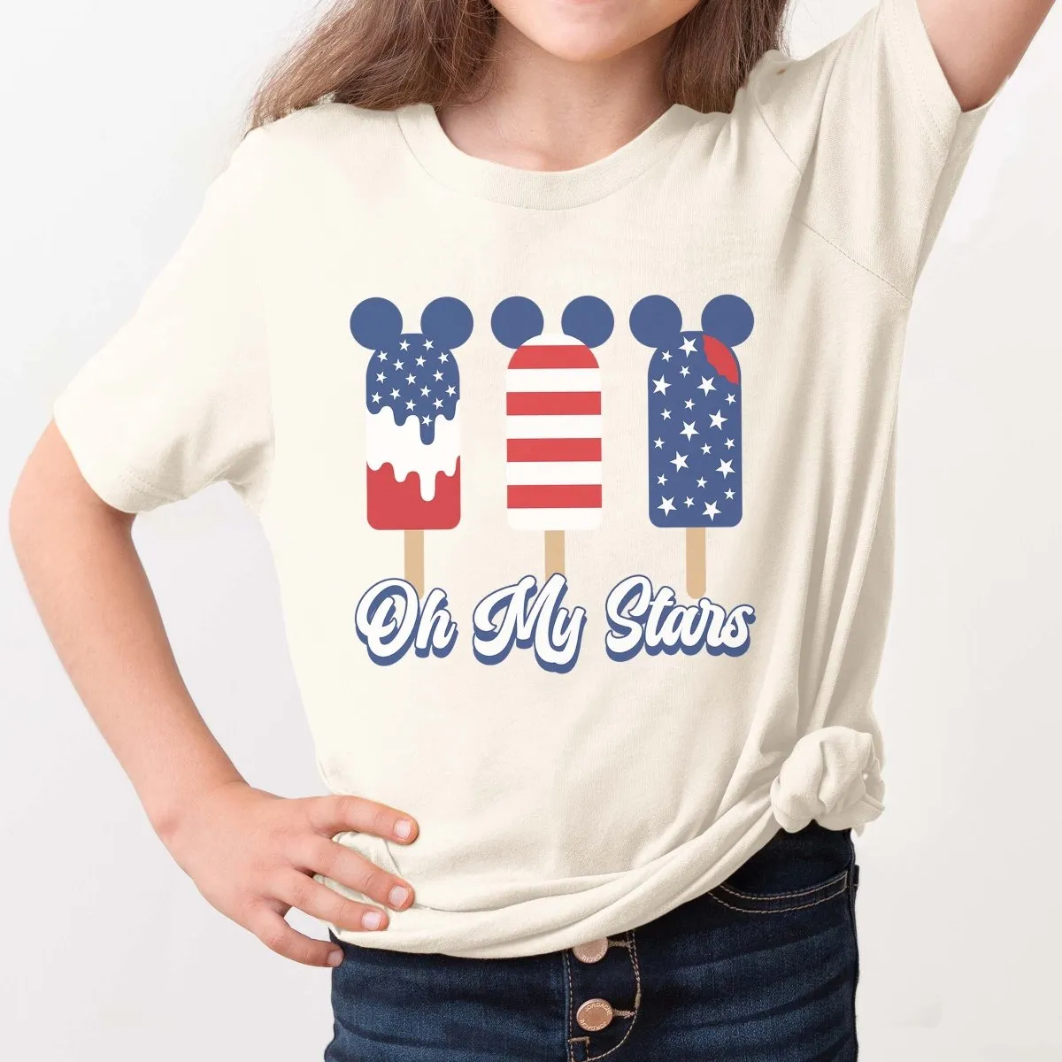 Fourth of July Popsicles Graphic Tee