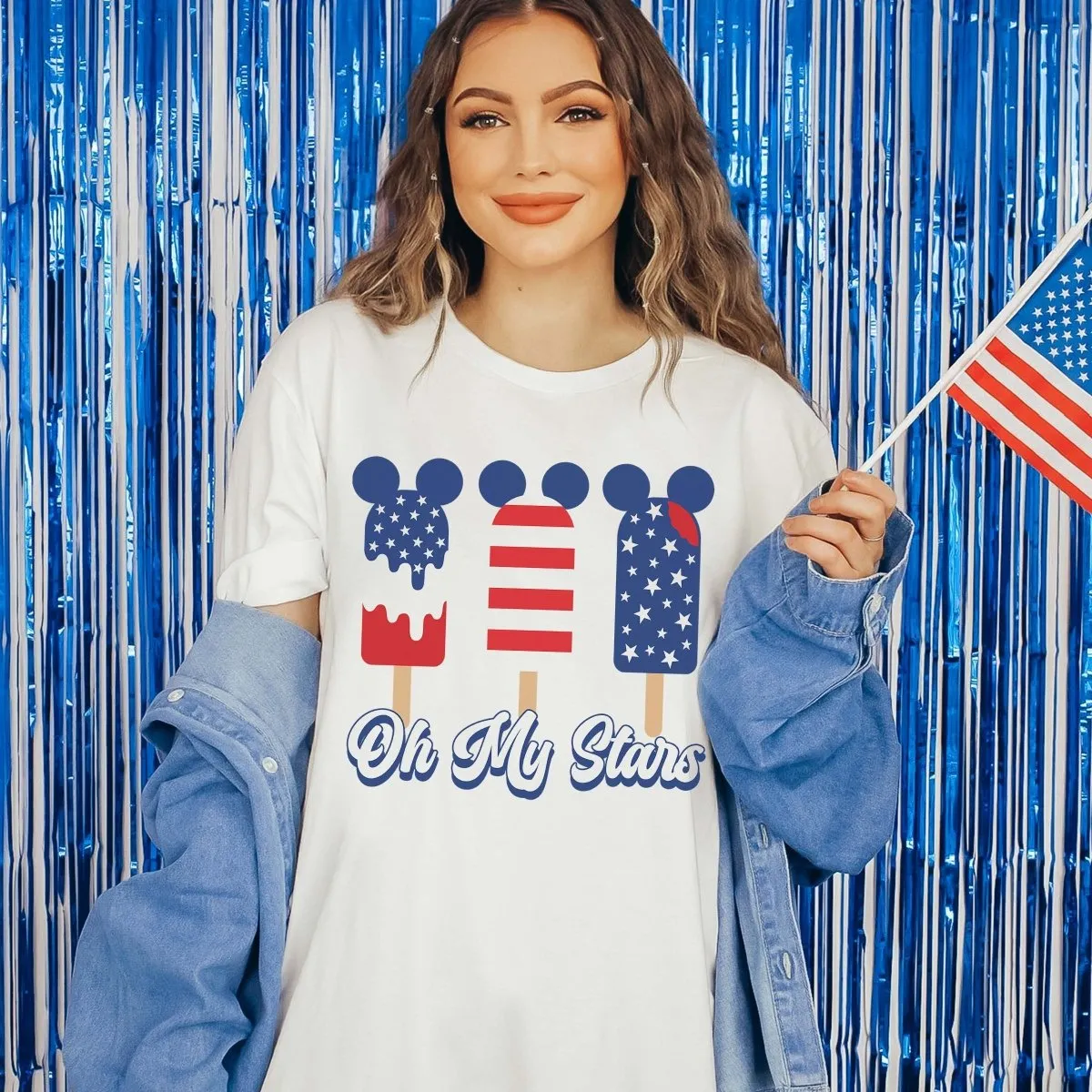 Fourth of July Popsicles Graphic Tee