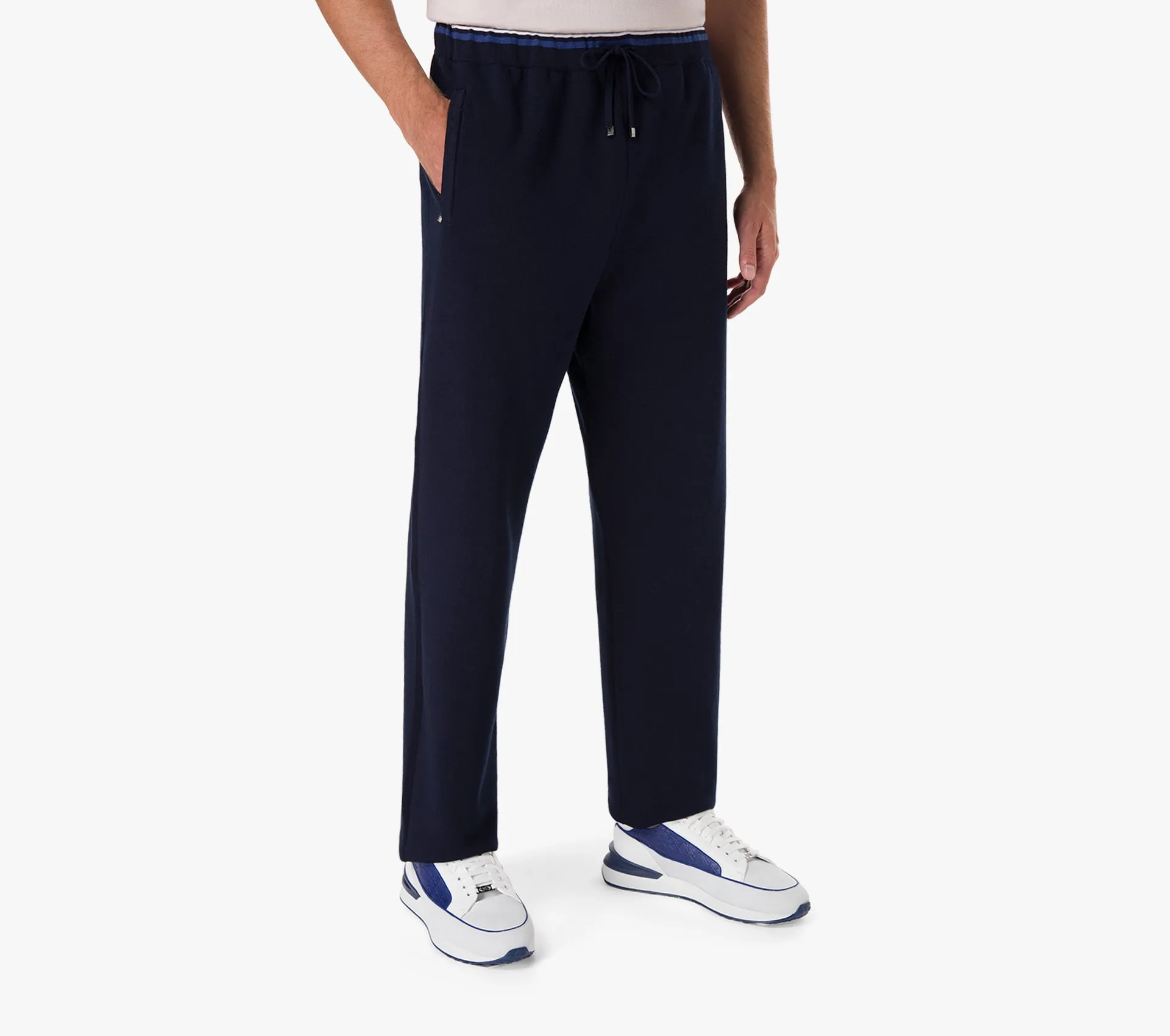 French Riviera Inspired Jogging-Style Trousers