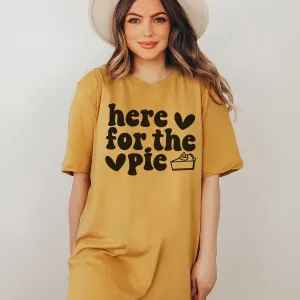 Here For The Pie Bella Graphic Tee