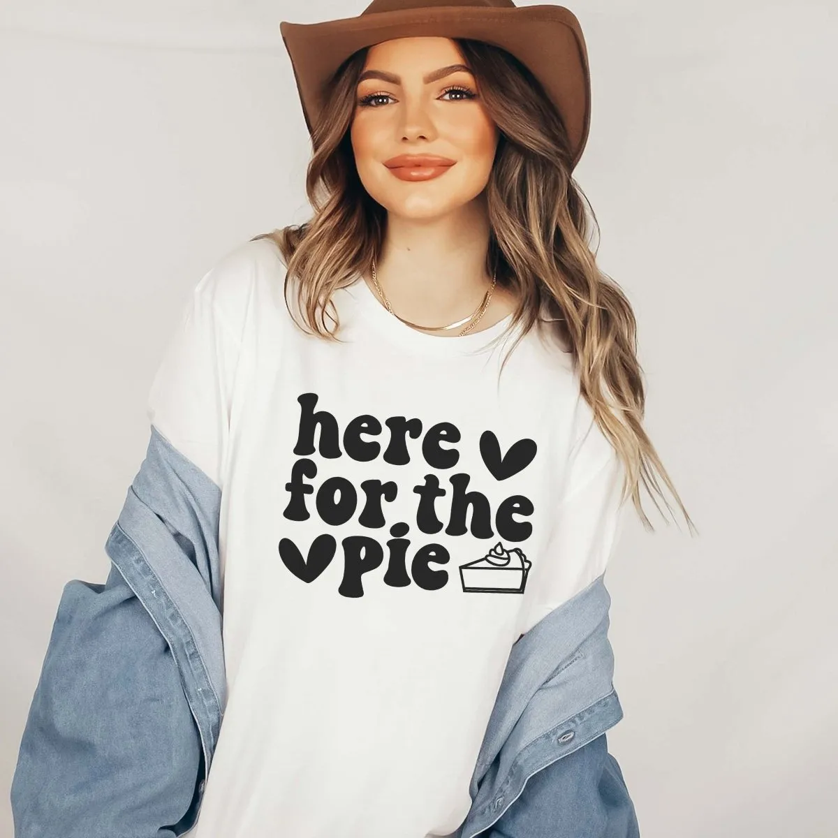 Here For The Pie Bella Graphic Tee