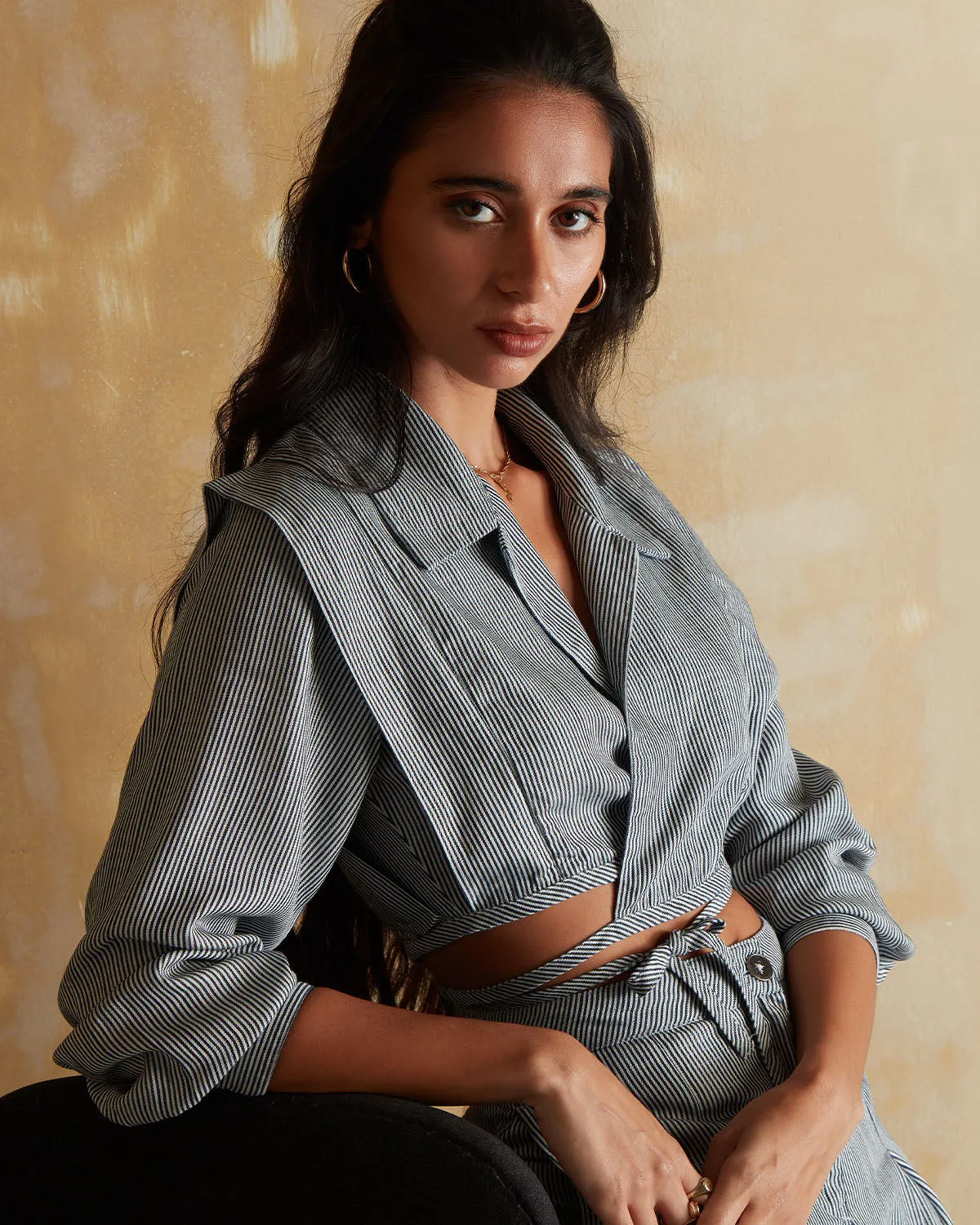High Tide Wrap Crop Top