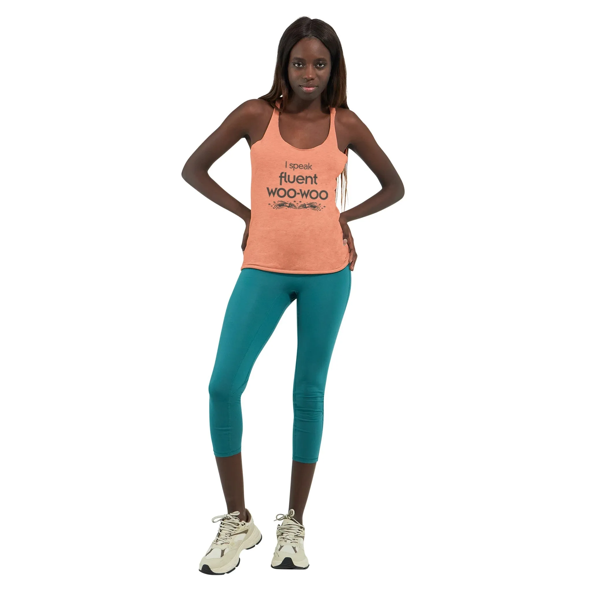 I Speak Fluent Woo-Woo  -  Women's Racerback Tank Top