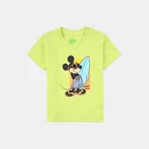 Infant Boys Cotton Jersey T-Shirt -Sharp.Gren