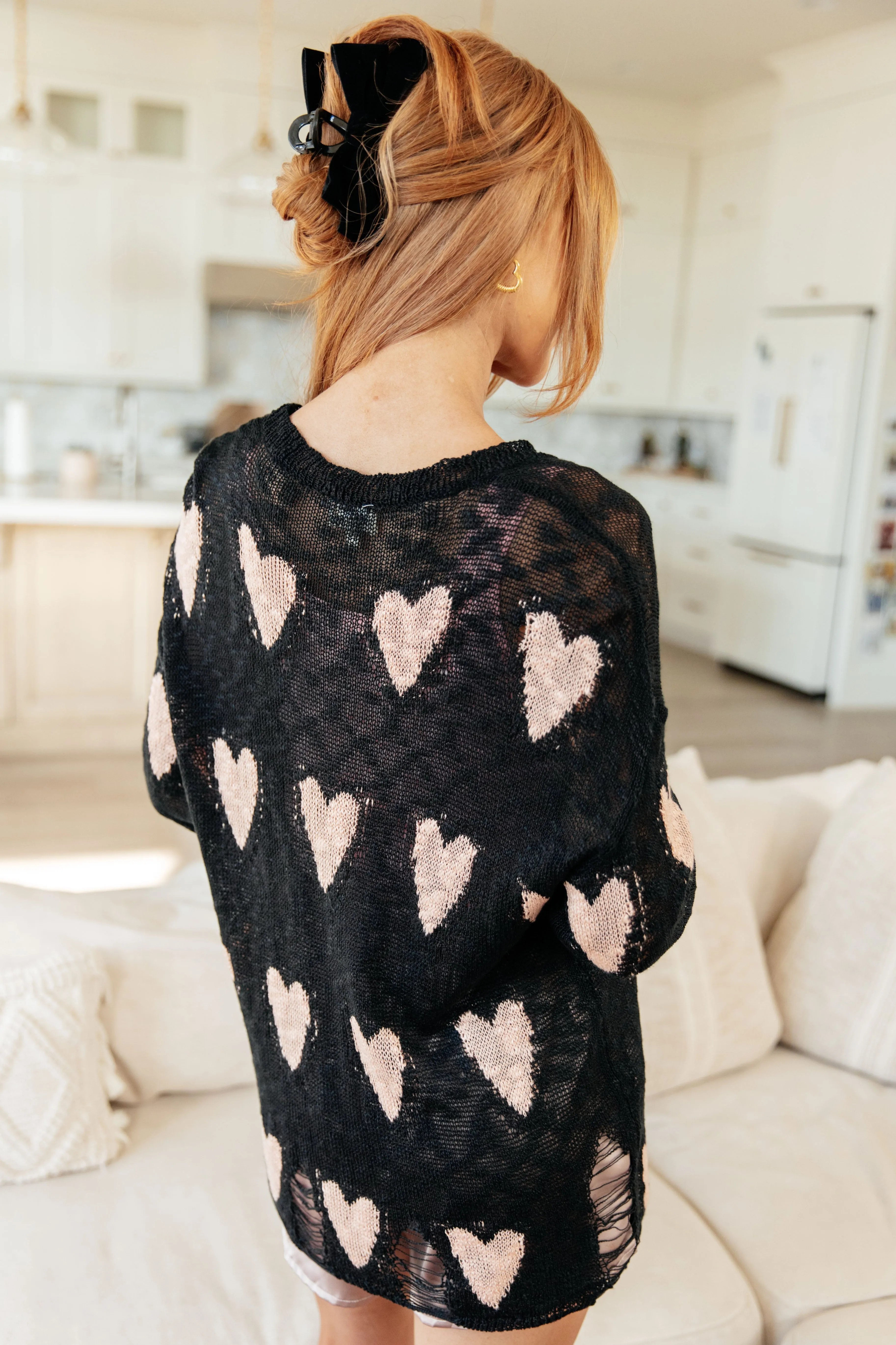 Jar of Hearts Distressed Sweater