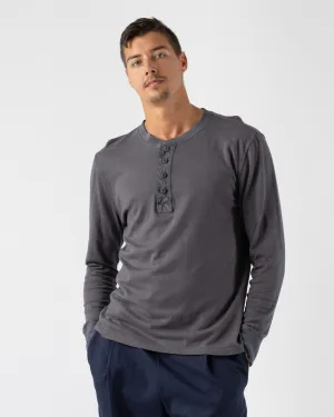 Jungmaven Mountain Henley in Diesel Gray