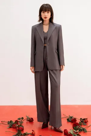 Kelsey Straight Wide Leg Polycotton Ankle Length Set