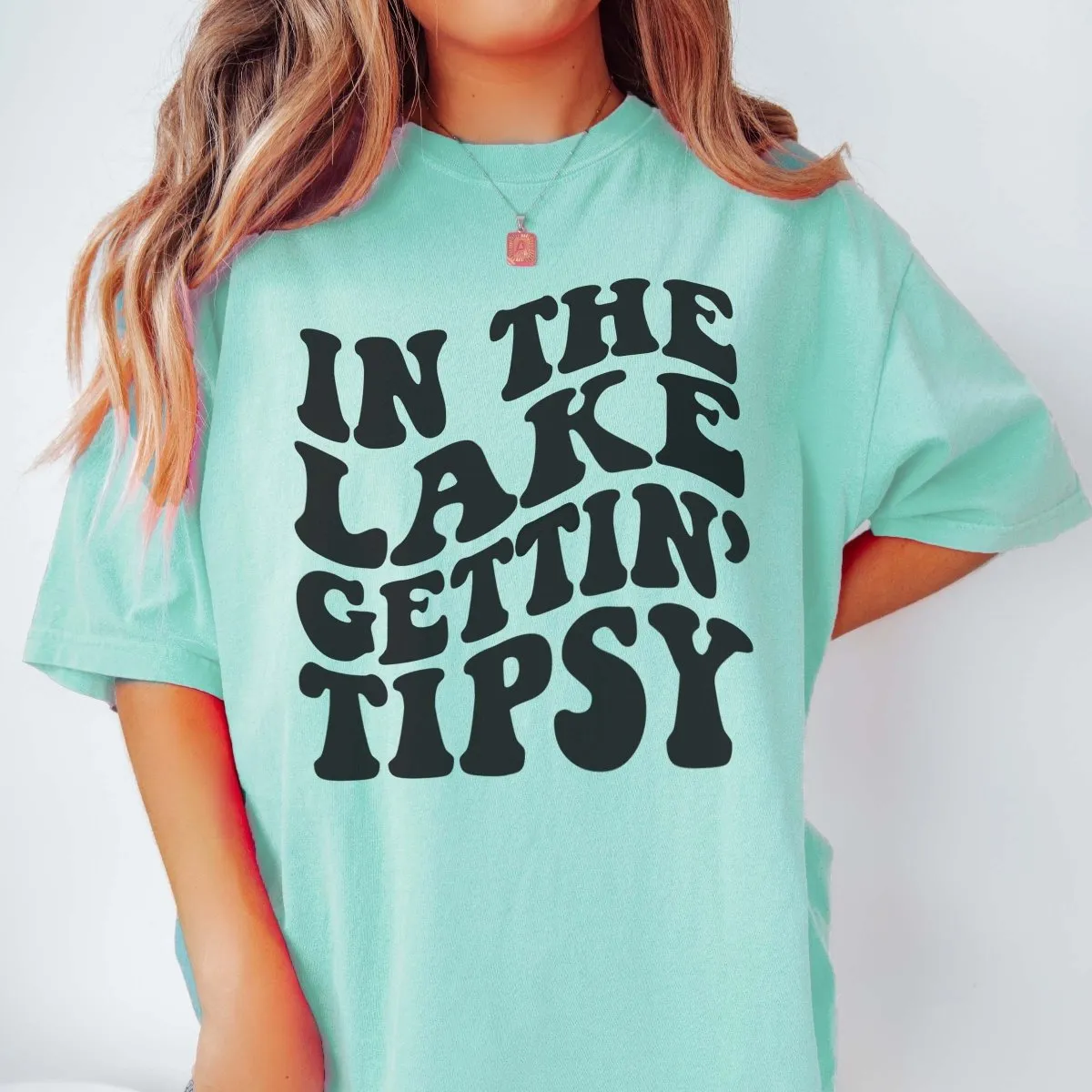 Lake Gettin Tipsy Comfort Color Tee