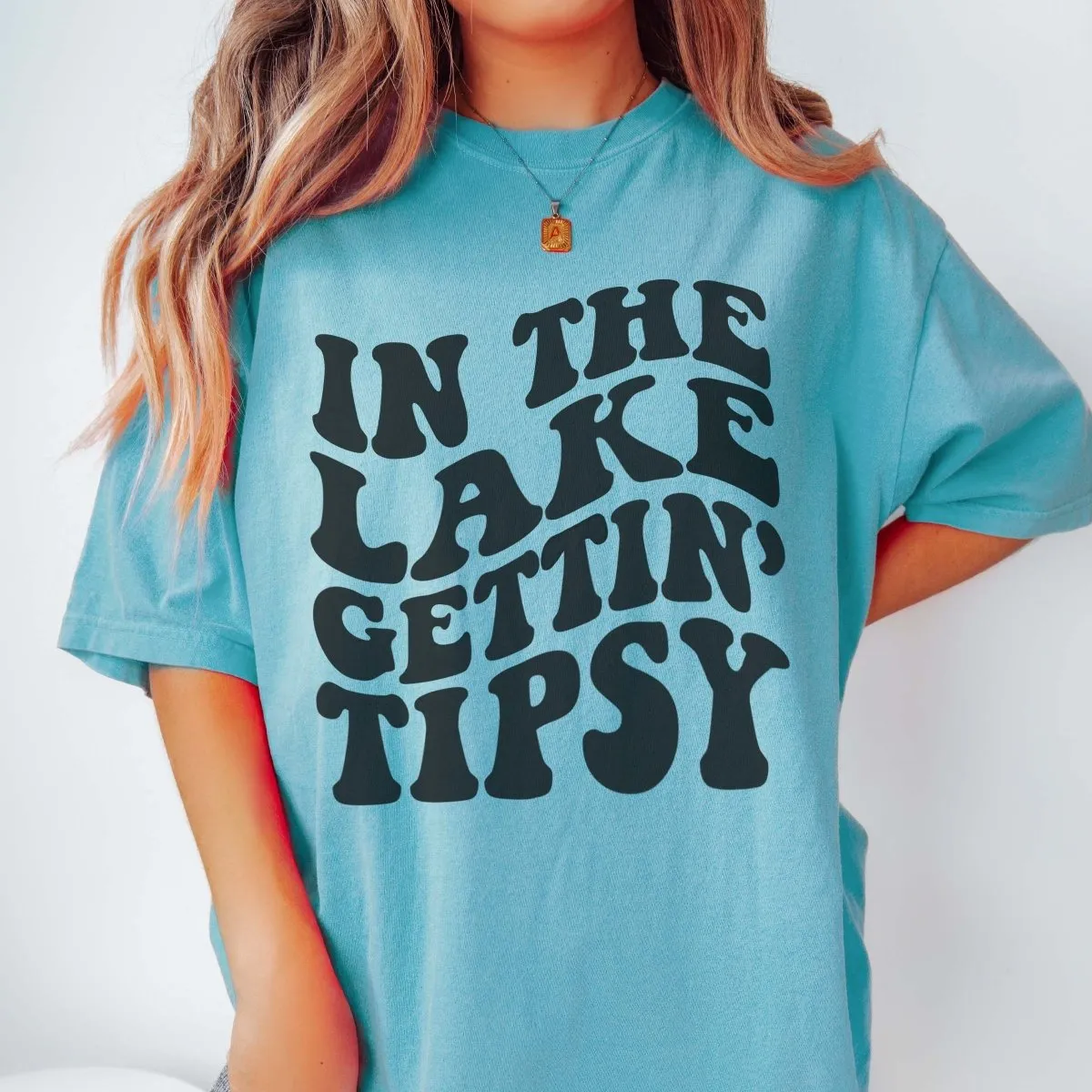 Lake Gettin Tipsy Comfort Color Tee