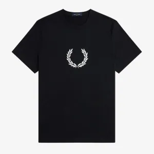 Laurel Wreath Graphic T-Shirt (Black)